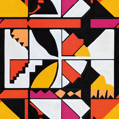 Fototapeta premium Tile pattern or wallpaper For interior work or home interior decoration work