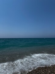 waves on the sea, July 22, 2024 in Antalya