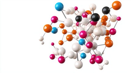 Explore the fascinating world of chemical compounds through vibrant molecular models