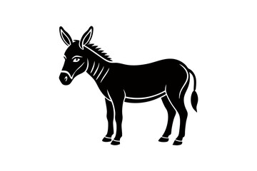 creative a cute animal  line art design vector silhouette with white backgroumd