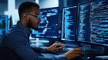 A data scientist developing machine learning models to predict outcomes based on historical data