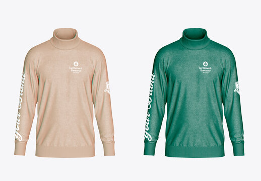 Turtleneck Sweater Mockup