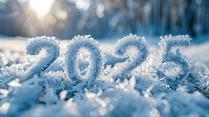 Naklejka premium Creative happy new year 