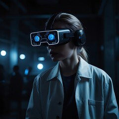 person watching tv in the studio