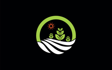 agriculture logo, Farming Logo, Agriculture, Vector, Illustration, Design, Graphic, Plant, 