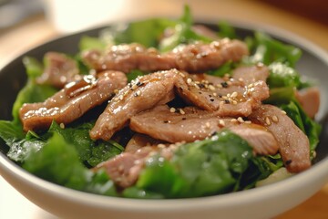 Fototapeta premium Cold Braised Pork Foot Salad from Korea