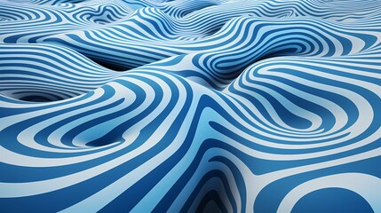 Digital technology Op art landscape illustration poster background