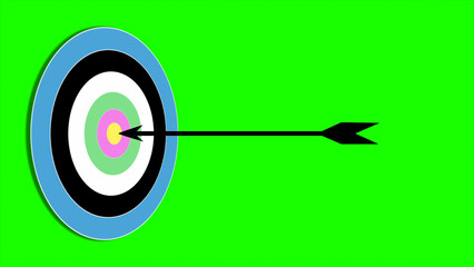 Aim with arrows icon set. Aim with arrows. HD image.