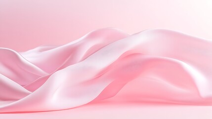 Light powdery pink background with a soft finish