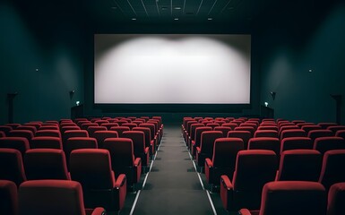 Fototapeta premium empty cinema auditorium