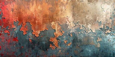Obraz premium Old rusty metal texture. Abstract background for design with copy space.