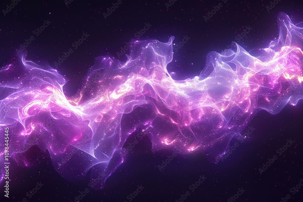 Poster uv spectrum abstract waves for 3d mapping background