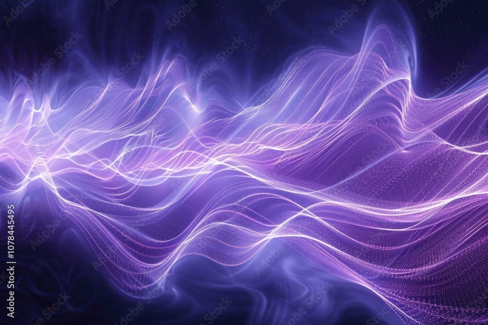 Poster uv spectrum abstract waves for 3d mapping background