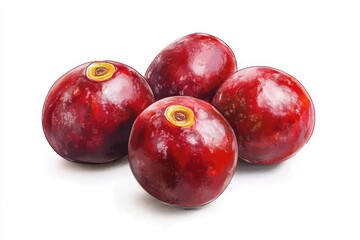 Fototapeta premium Isolated clipping of Chinese red date