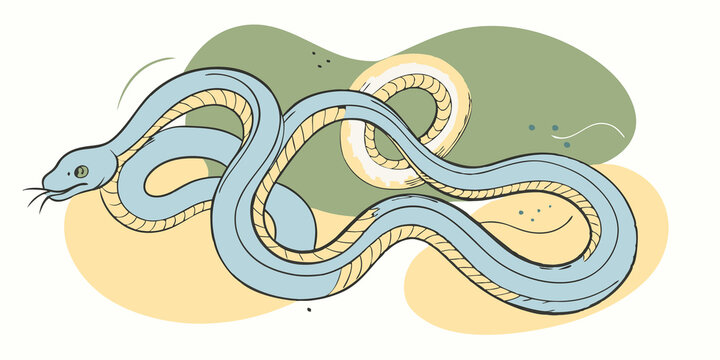 Slithering Serpent Dance Therians with slike features elegantly coil and undulate in a fluid dance showcasing seamless movements on a stage of vibrant colors embodying the grace of