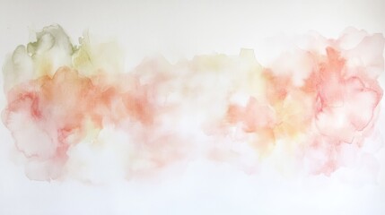 Fototapeta premium Serene Watercolor Wash: Perfect for Wedding & Handmade Branding Themes