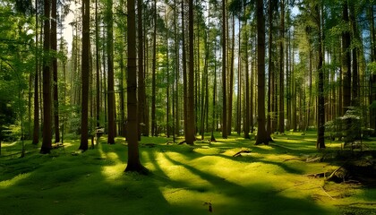 Morning in the forest