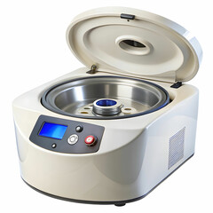 Fototapeta premium A compact centrifuge machine with a digital display