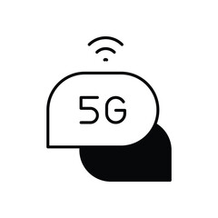 5g Comunication vector icon