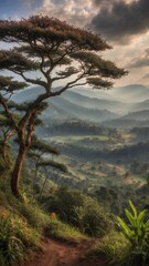 Obraz premium Misty Mountain Magic