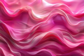 Fototapeta premium Abstract art piece in pink hues captures fluidity and spontaneity.