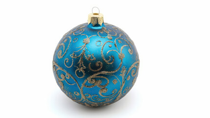 christmas ball isolated on white