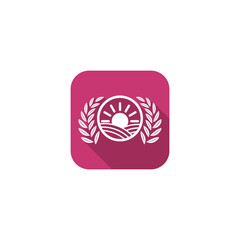 Fields logo design icon isolated on transparent background