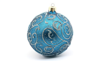 christmas ball isolated on white