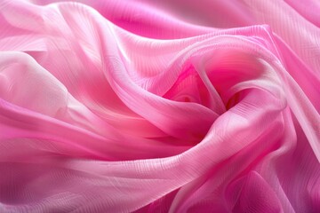 Obraz premium Pink fabric motion texture background
