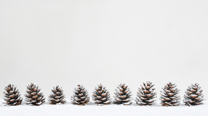 Christmas pinecones