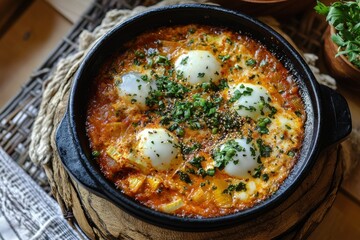 Spicy tofu stew a Korean dish