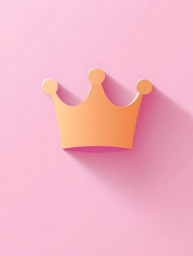 Yellow Royal Royality Crown Simple Icon Logo symbol