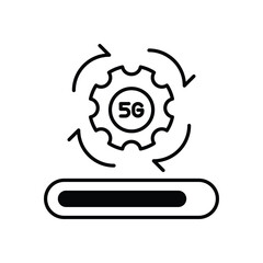 Network Upgrade vector icon