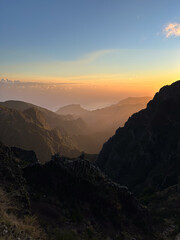 Breathtaking Mountain View at Sunset in Scenic Landscape