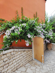 Parga town on the seashore of Ionian Sea, Greece