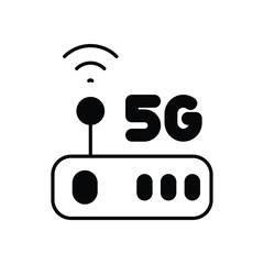 5g Wifi Modem vector icon