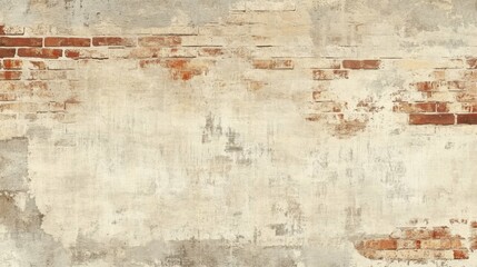 aged brick wall texture, seamless background, high detail, subtle cracks, warm tones, minimalistic