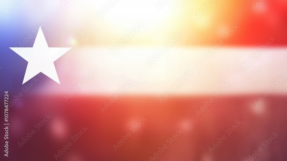 Poster abstract representation of star on colorful background copy space
