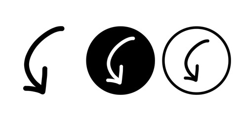 Arrows vectors icon set