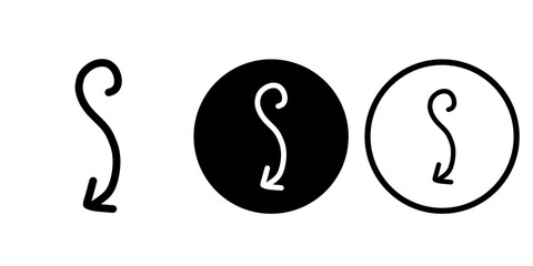 Arrows vectors icon set