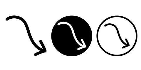 Arrows vectors icon set