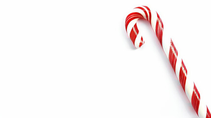 Obraz premium christmas candy cane isolated on white