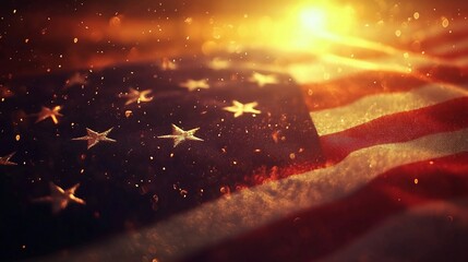 Veterans Day graphic material Patriotic American Flag and Military Memorabilia, American flag watercolor, Military boots silhouette, Soldier tribute