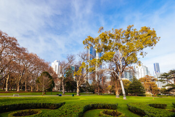 Carlton Gardens in Melbourne Australia