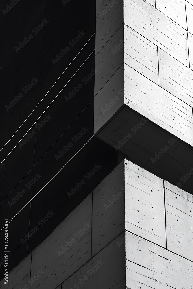 Poster simple lines forming geometric patterns for a minimalistic abstract background ai generated illustra