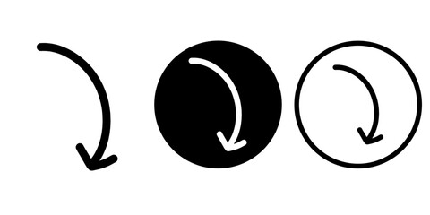 Arrows vectors icon set