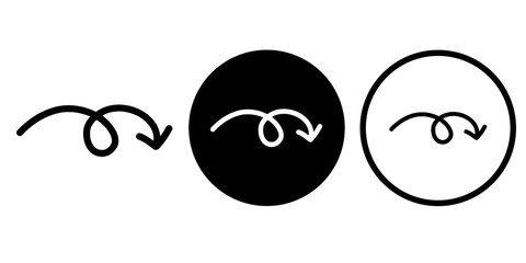 Obraz premium Arrows vectors icon set