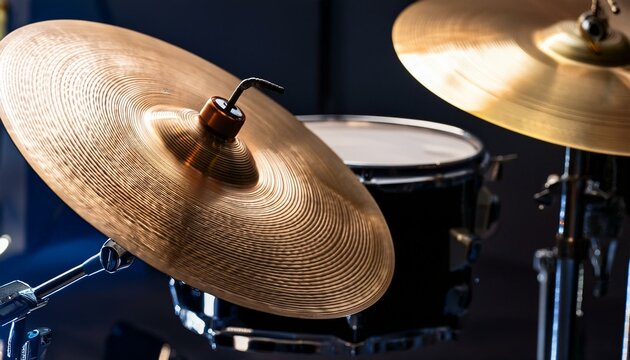 cymbals percussion instrument, AI generated