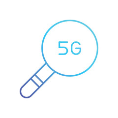 5g Search vector icon