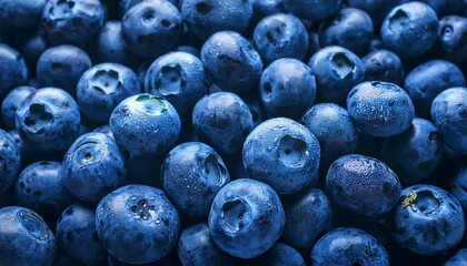 fresh juicy blueberries close up healthy food sweet healthy dessert blue berries background